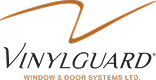 VinylGuard logo with orange curved swoosh